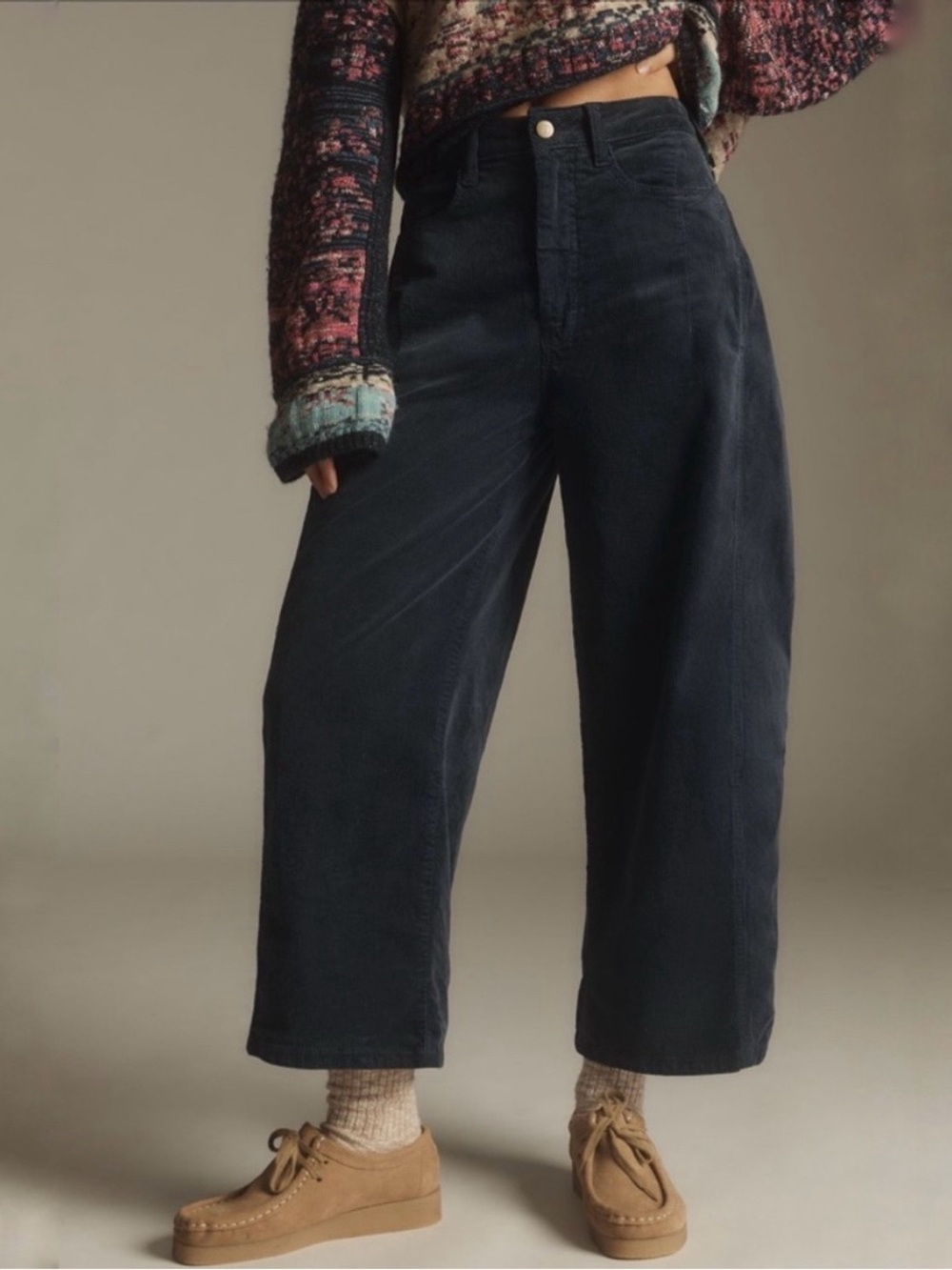 Anthro The Kenna Heritage Mid-Rise Barrel Jeans by Pilcro: Corduroy Edition - Picture 14 of 14
